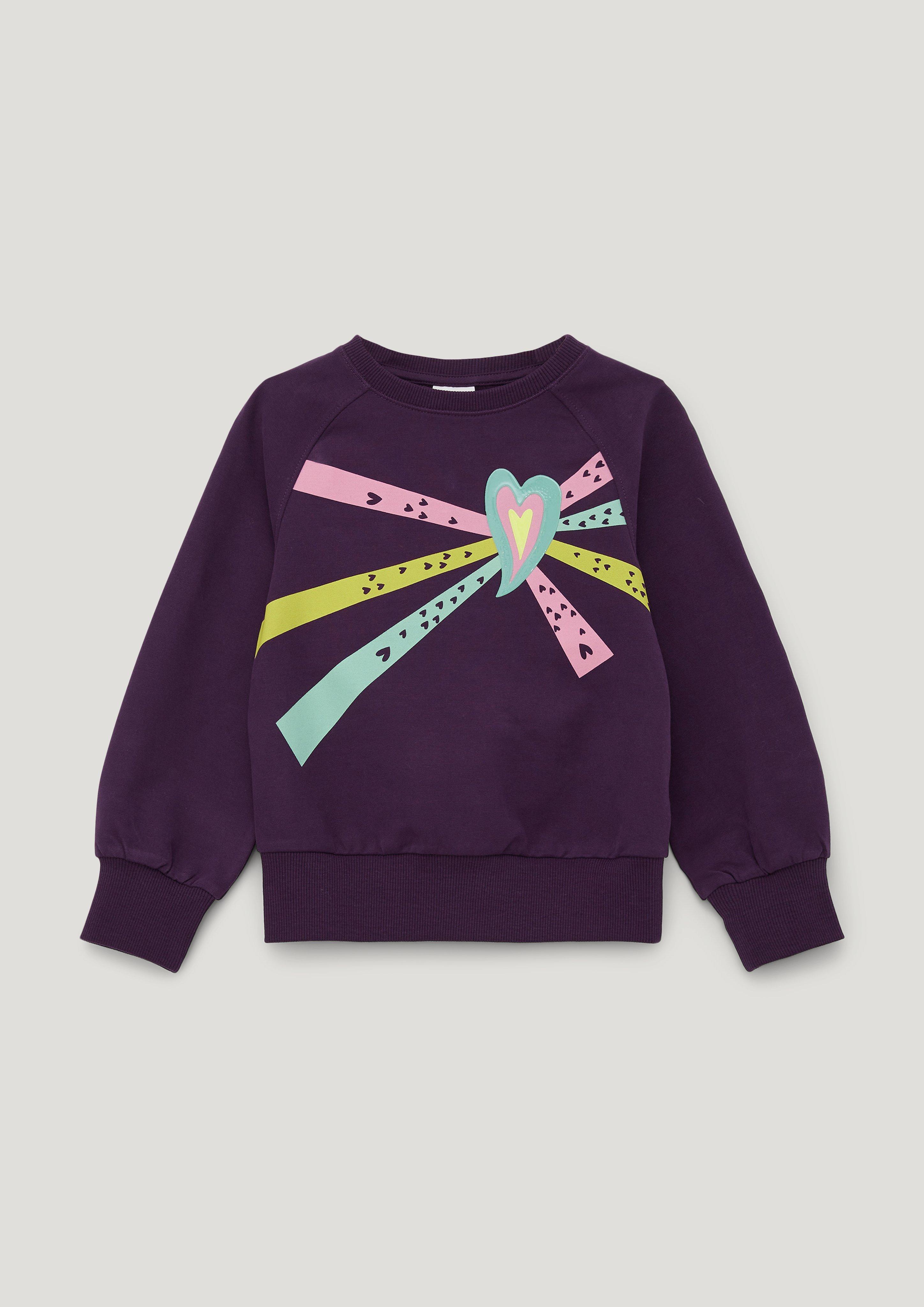 Sweatshirt mit glänzendem Frontprint  2133894-4836