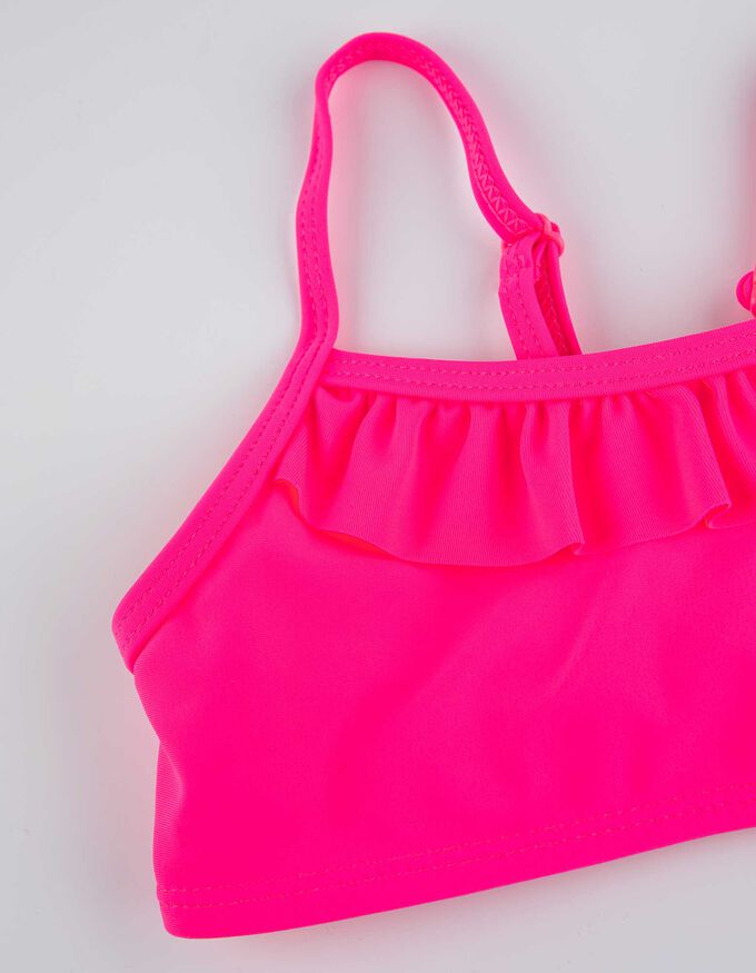 Set aus Bikinitop und Bikinislip - Volants