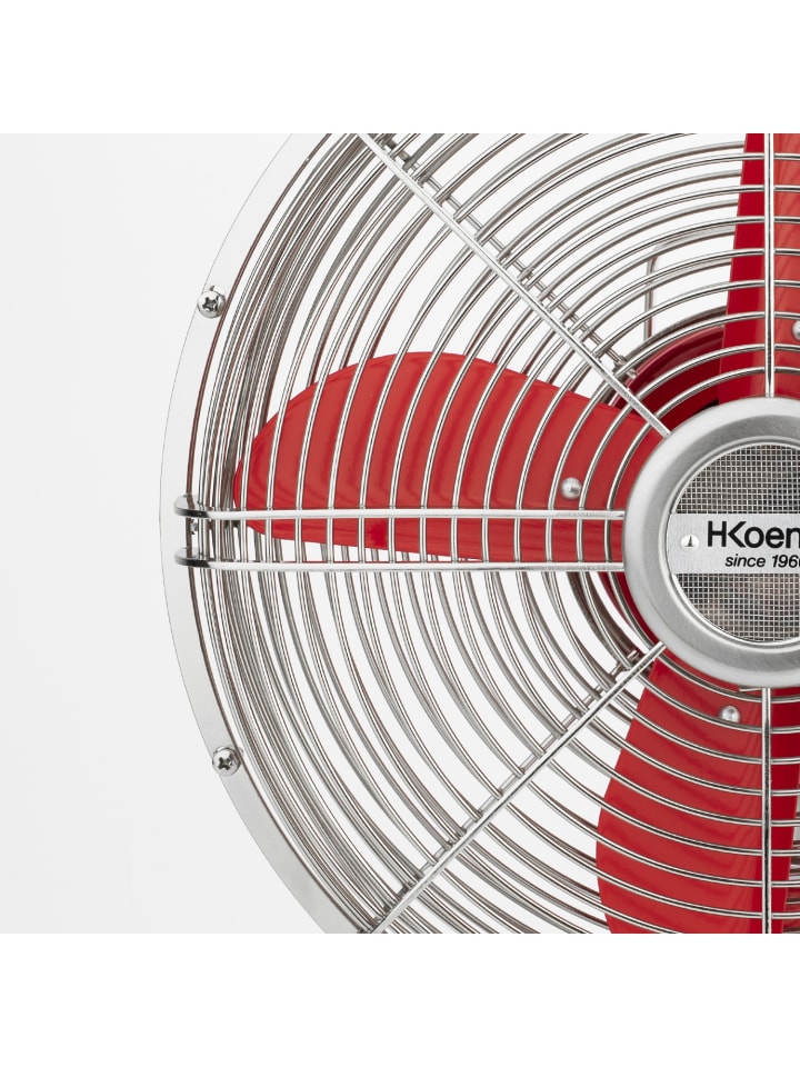 HKoenig Tischventilator JOE50  in Rot günstig kaufen onesize