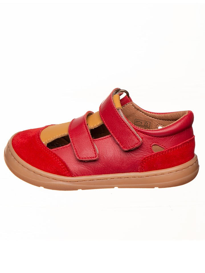 kmins Leder-Barfußschuhe in Rot günstig kaufen