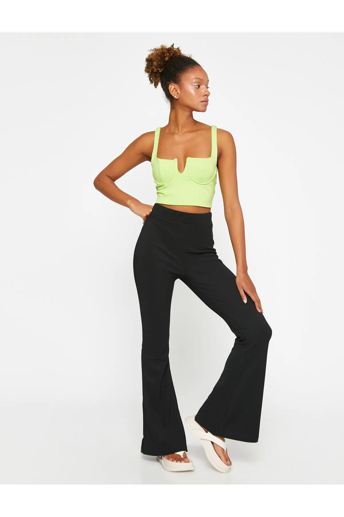 Koton  Spanische Hose mit hohem Bund