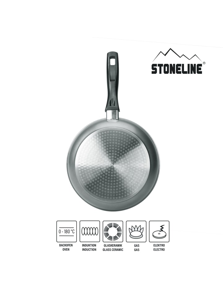 Stoneline Schmorpfanne | ohne Deckel in Anthrazit | 24cm günstig kaufen Ø 24cm