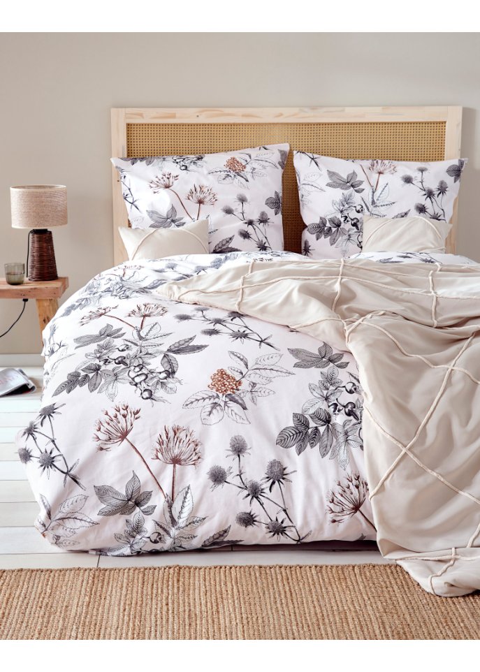 Bettwäsche mit floralem Design