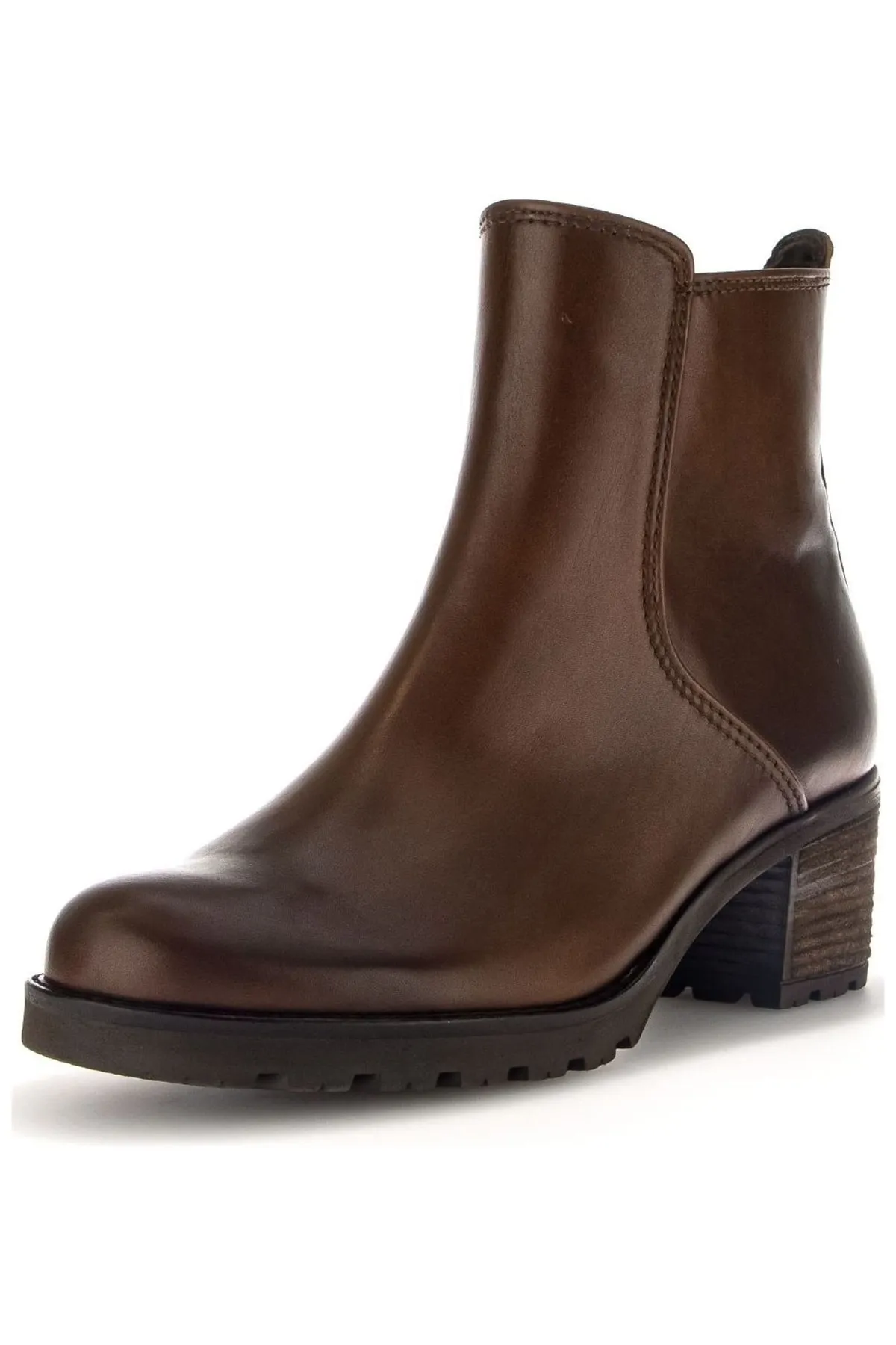 GABOR  Stiefelette - Braun - Blockabsatz
