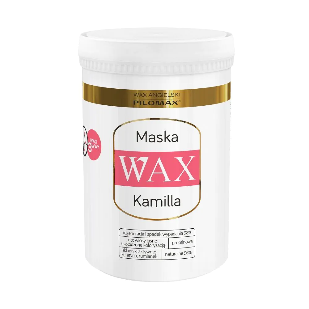 Pilomax maska za farbanu kosu Kamilla svijetla kosa