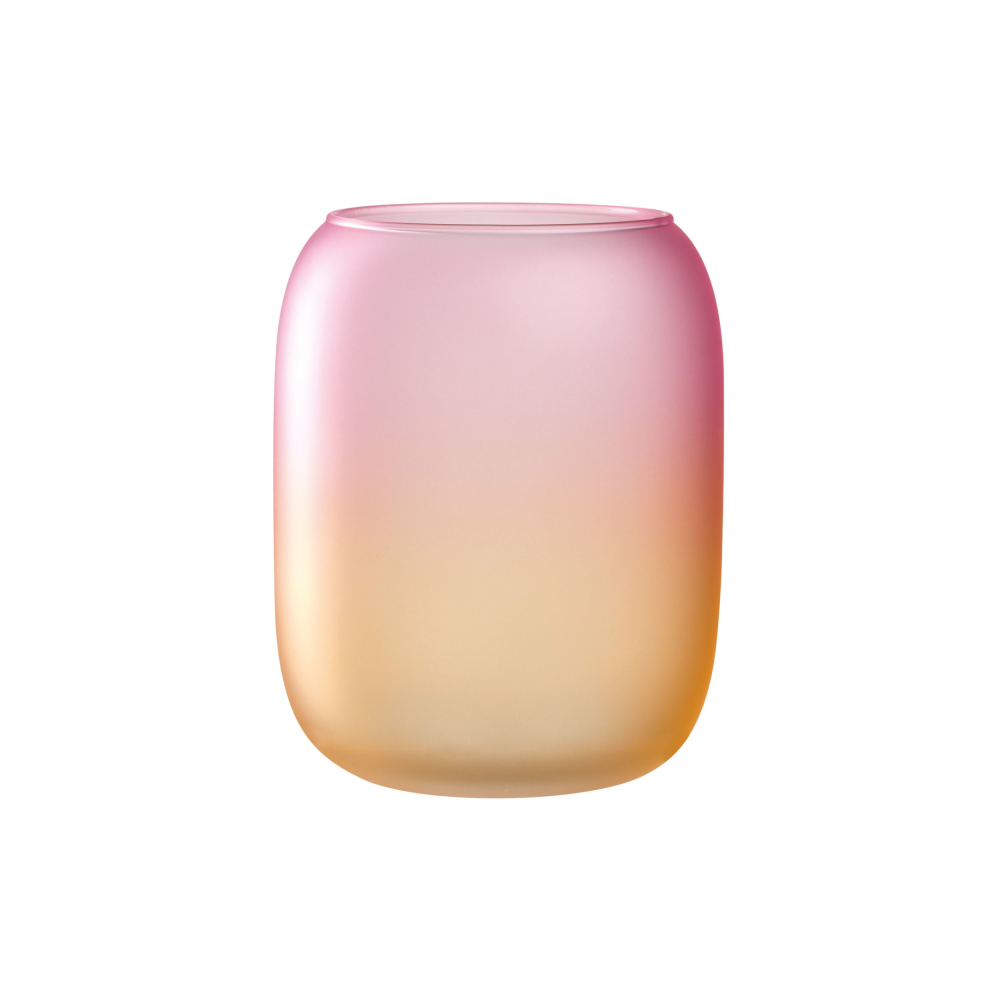 Windlicht Amalfi orange/rosa