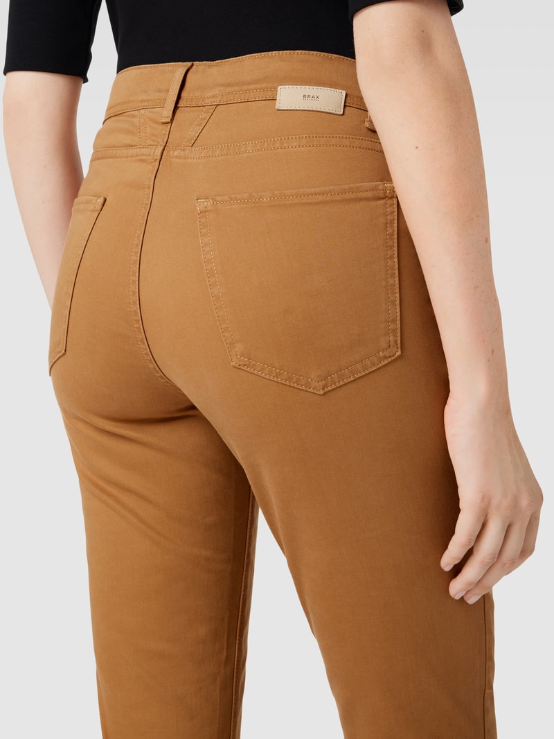 Jeans im 5-Pocket-Design Modell 'Shakira' in cognac