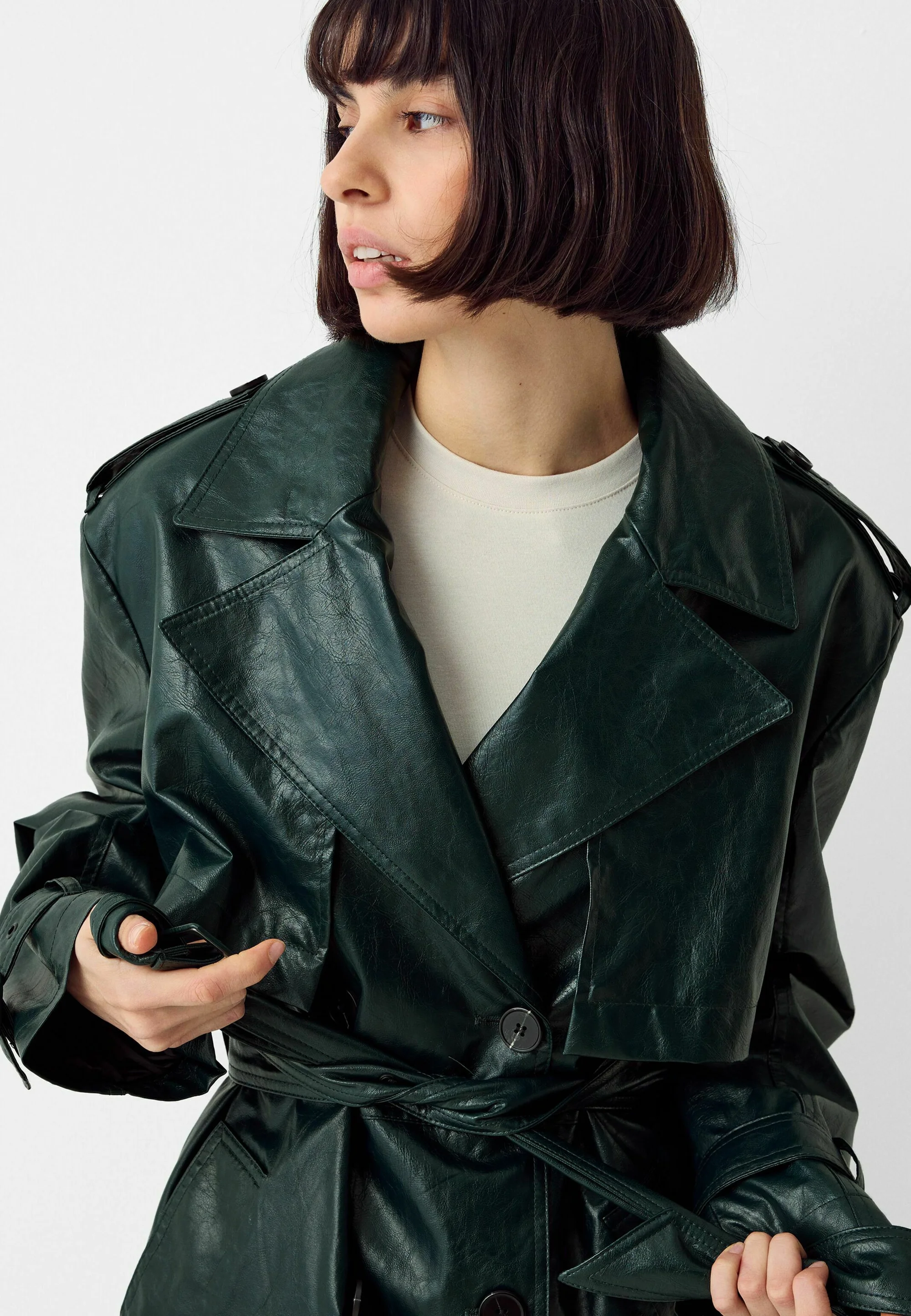Gabardina Bershka
