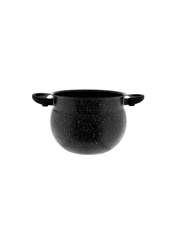 COFI 1453 3 in 1 Kochtopf, Marmorbeschichteter Dampfgarer, Couscoussier in Schwarz günstig kaufen