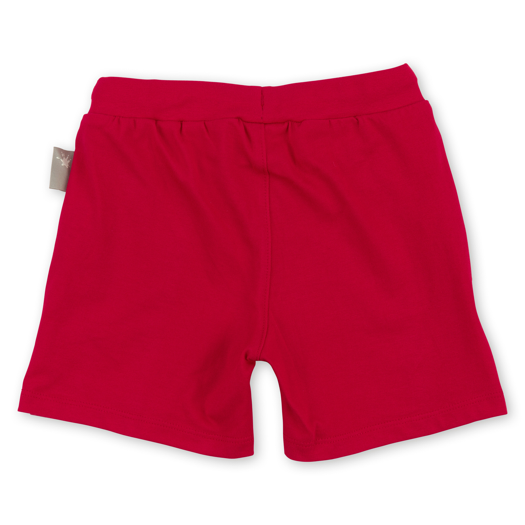 Rote Mädchen Shorts mit Herzchen Patch