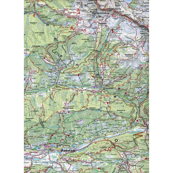 Schladminger Tauern. Radstadt. Dachstein 1 : 50 000. WK 201 - Wanderkarte