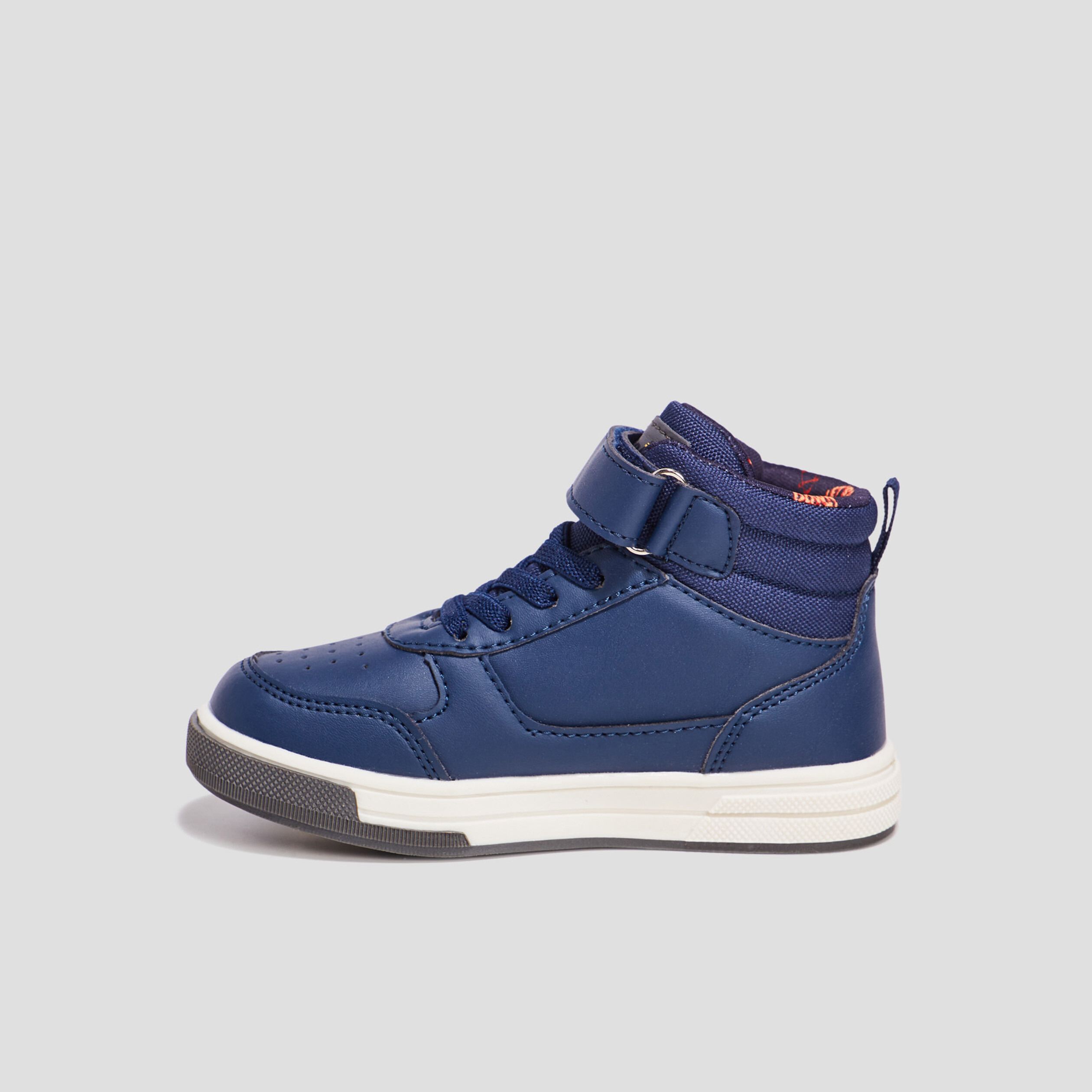Baskets montantes Creeks bleu marine fille | La Halle