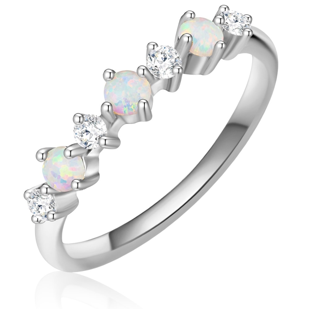 Glanzstücke München Bague en argent Argent sterling Oxyde de zirconium (CZ) en Argent Bague