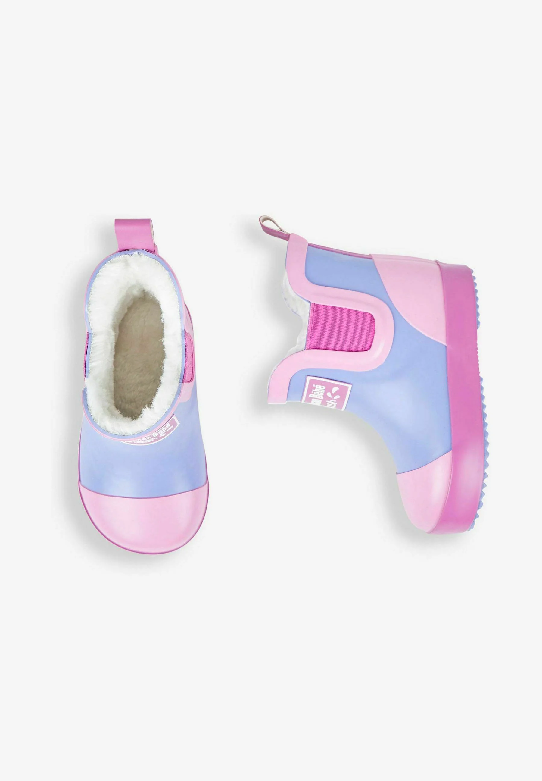 JoJo Maman Bébé COZY LINED COLOR BLOCK - Botas de goma