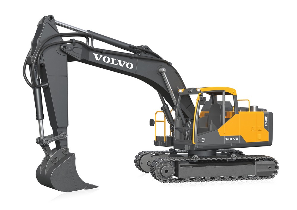 Jamara e.K. JAMARA-406300-Bagger Volvo EC160E Metal 1:16 2,4GHz Destruction-Set