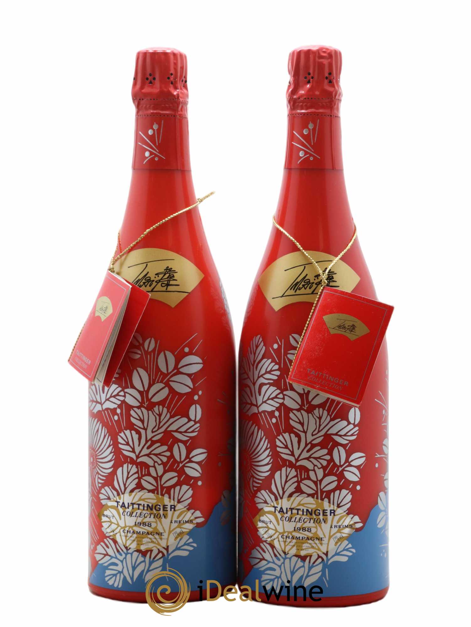 1988 - Collection Imaî Taittinger  1988 - Lot de 2 Bouteilles