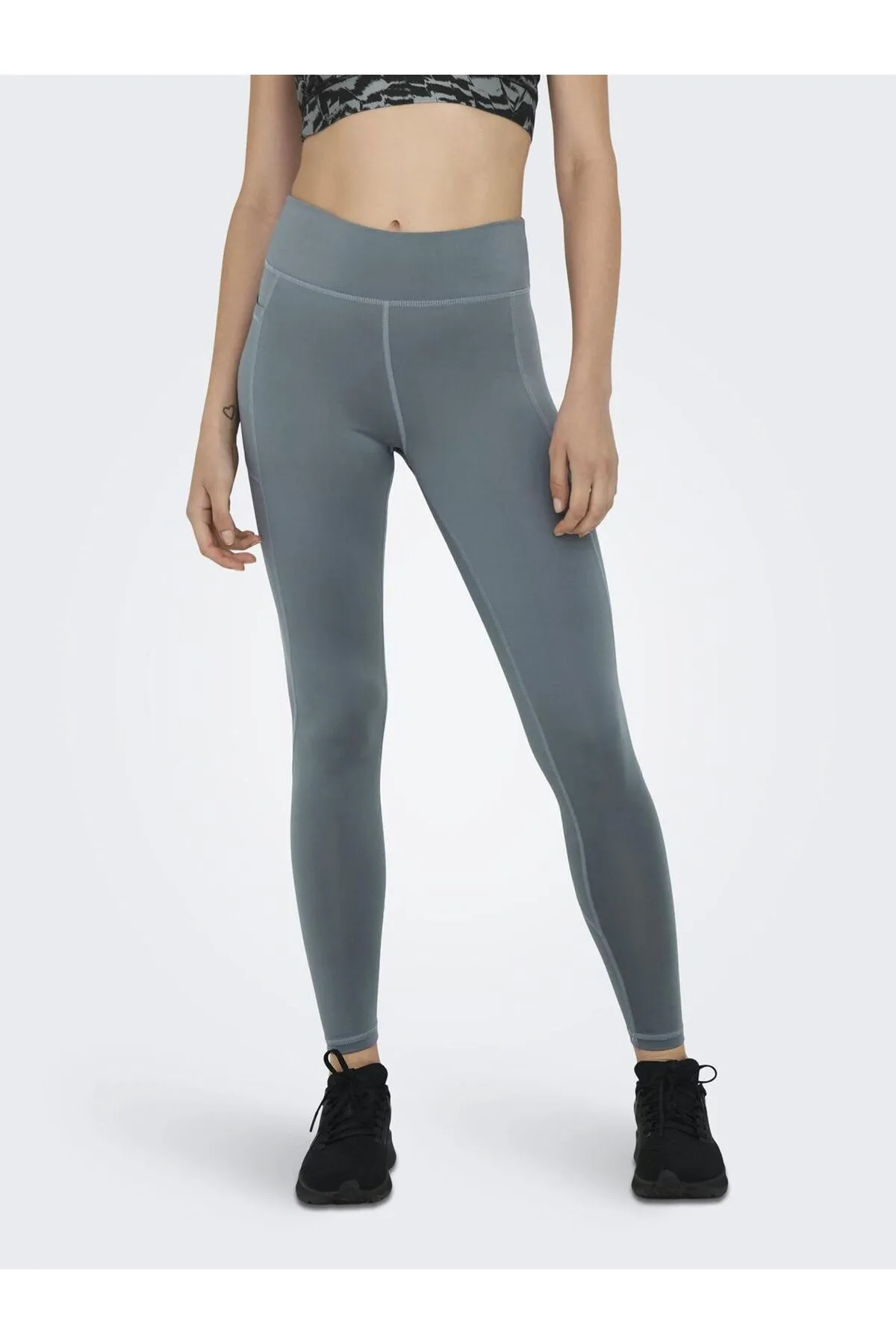 Only Play  Sport-Leggings - Grau - Mittlerer Bund