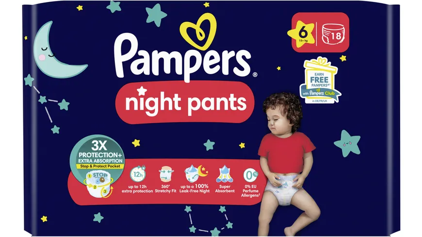 Pampers night pants