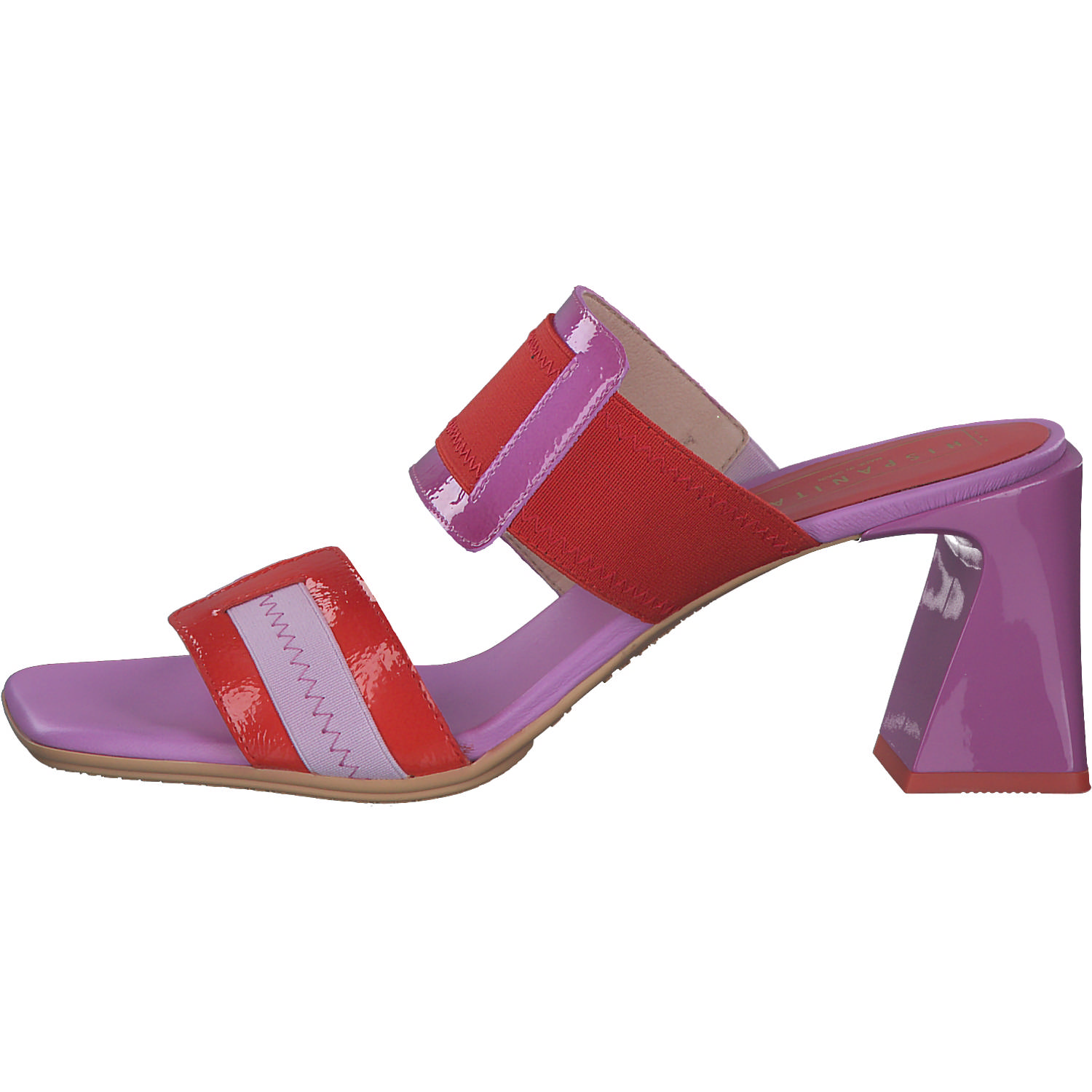 Hispanitas Schuhe Mallorca HV243327, Plateau-Pantoletten, Damen, Pink Lila