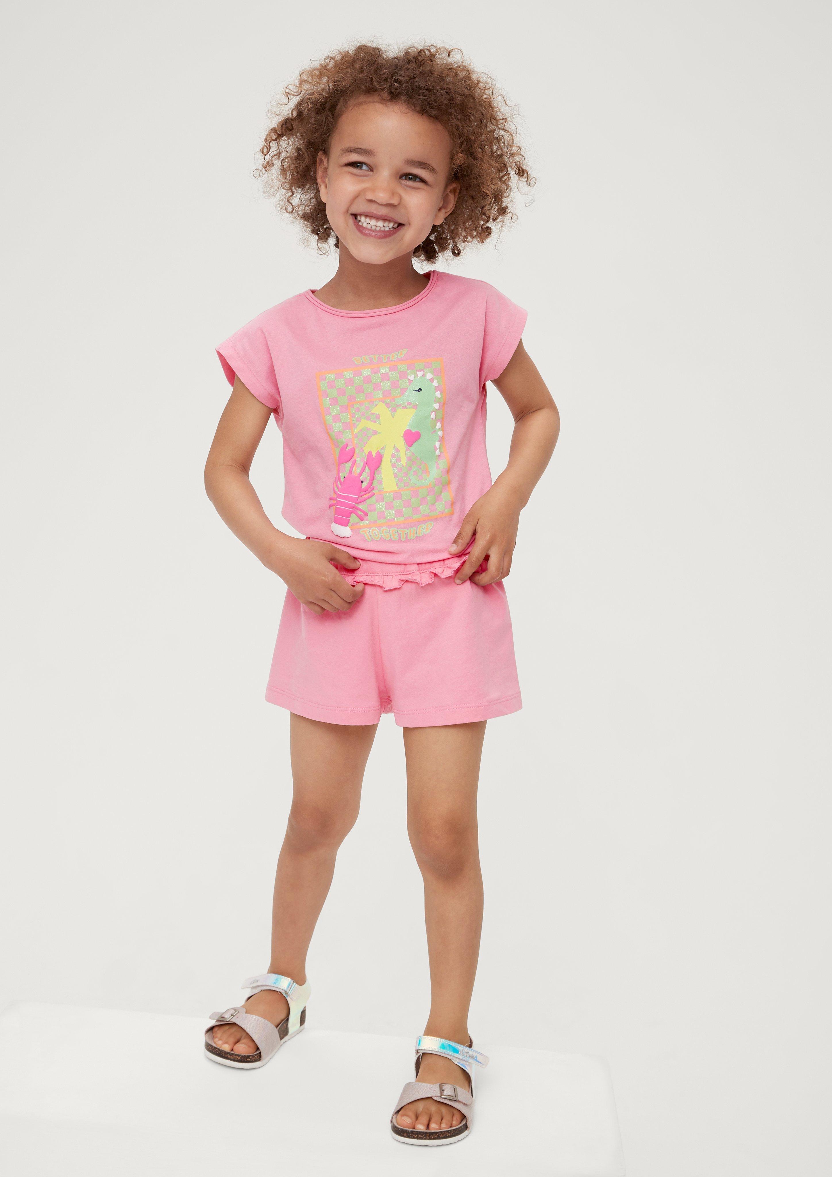 T-Shirt mit Frontprint  2130564-4325