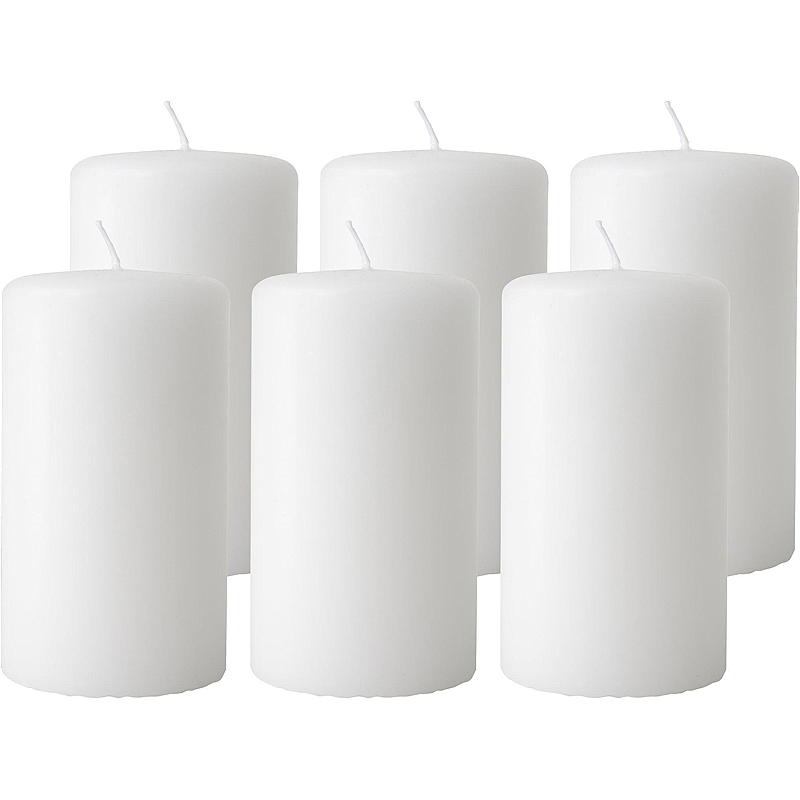 Vie Home Kubbelys 6-pk 6x11 cm hvit