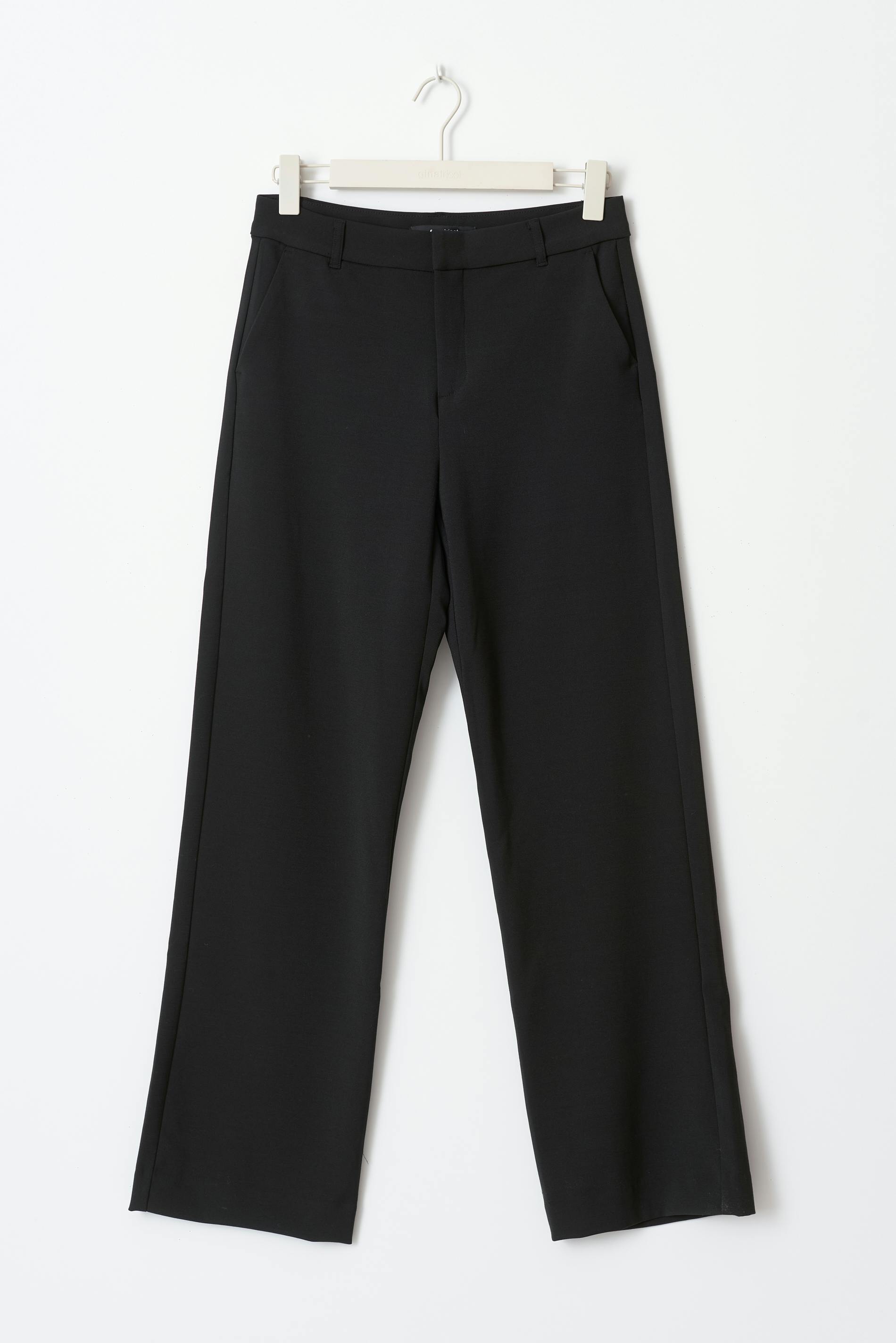 Straight regular trousers