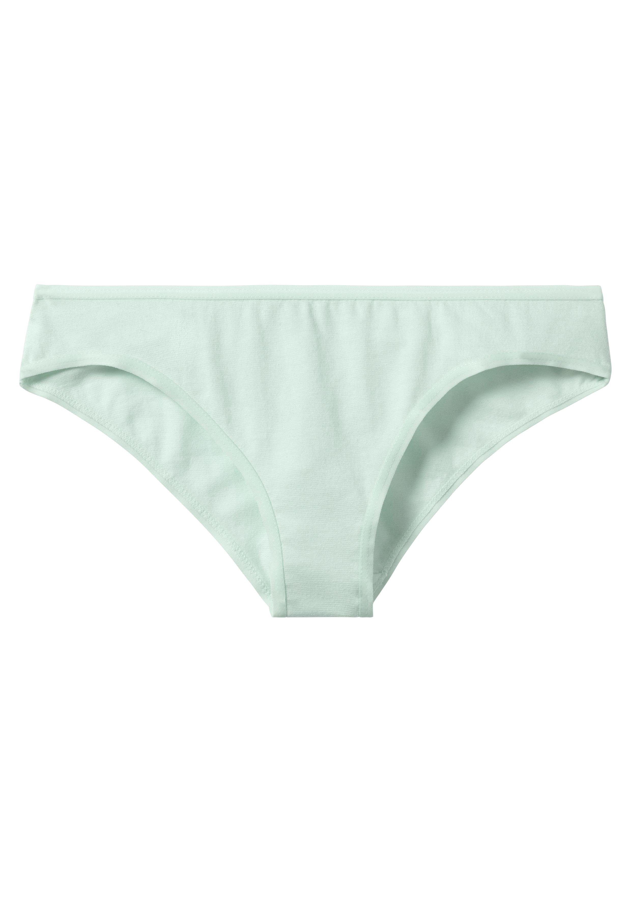 petite fleur Bikinislip (Packung, 8-St) mit Sternen-Print und unifarben