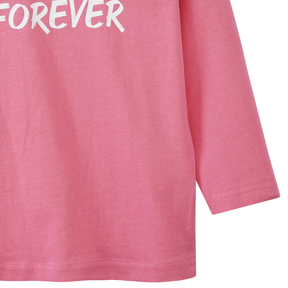 Mädchen Langarmshirt mit Message-Print