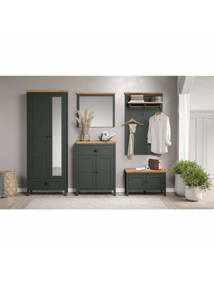ebuy24 Garderobenmöbel Stanton Grün 261 x 39 cm günstig kaufen onesize