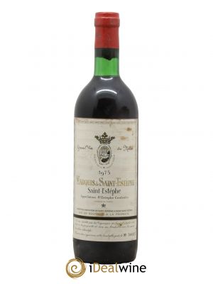 Marquis de Saint Estèphe  1975 - Lot de 1 Bouteille
