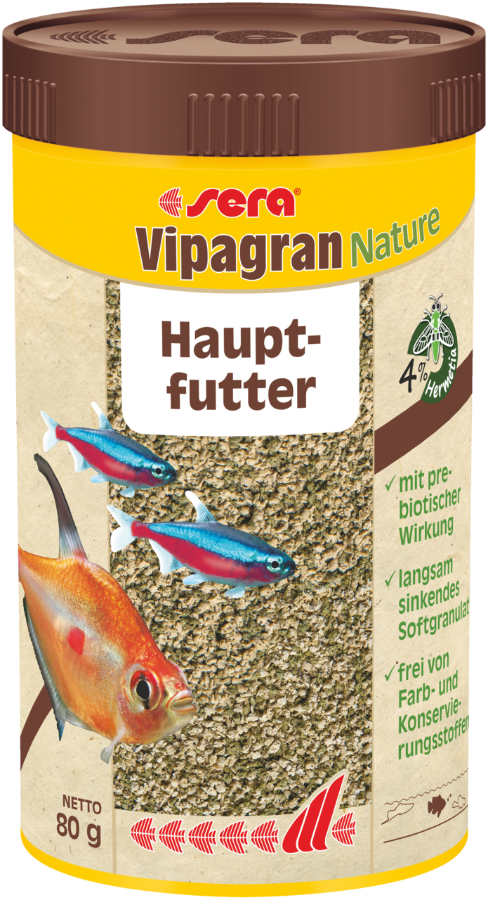 Sera Hauptfutter Sera Vipagran Nature 250 ml