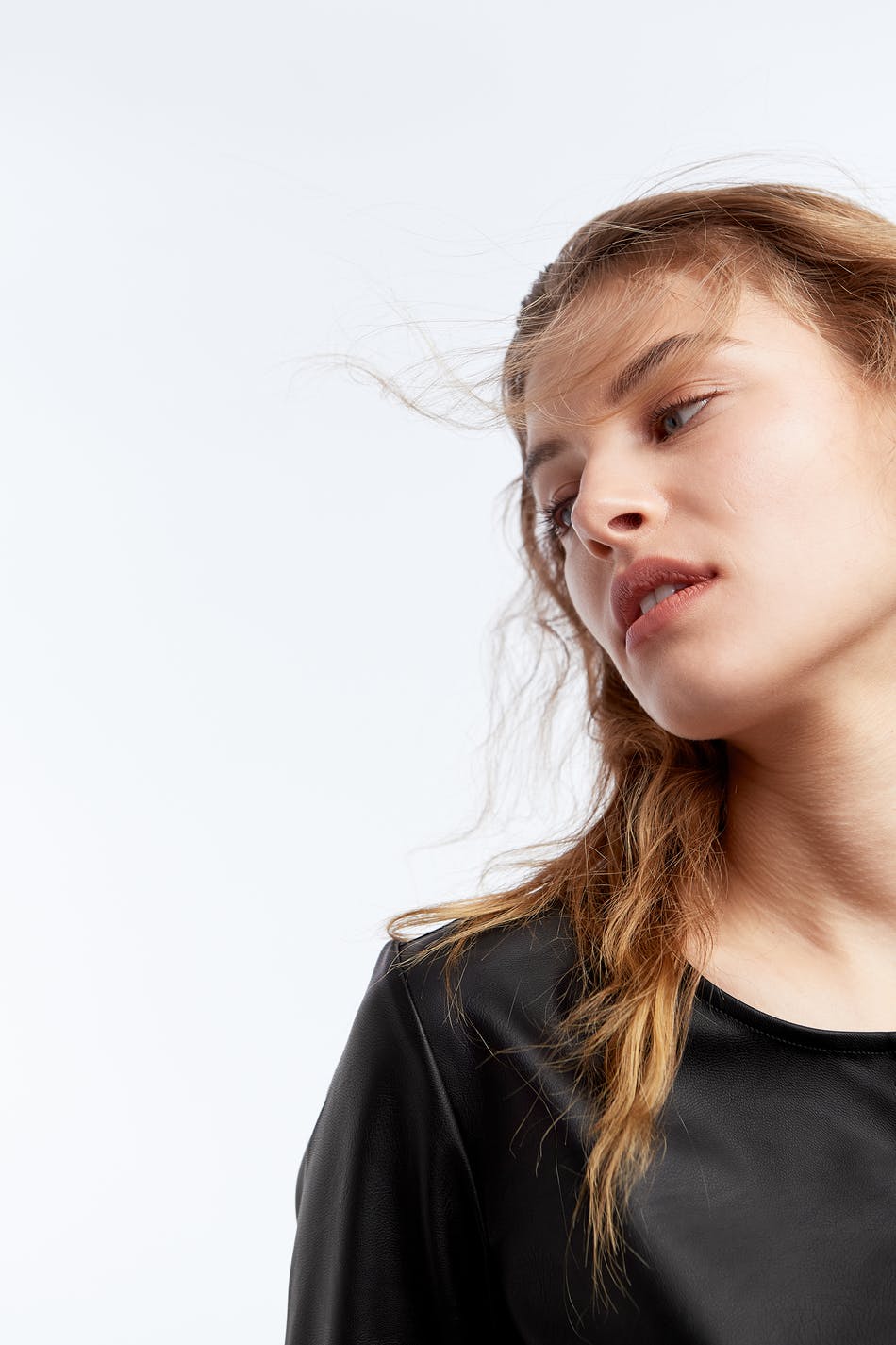 Blake pu top