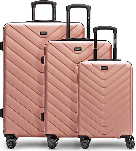 REDOLZ Essentials 07 3-SET 4 Rollen Kofferset 3-teilig