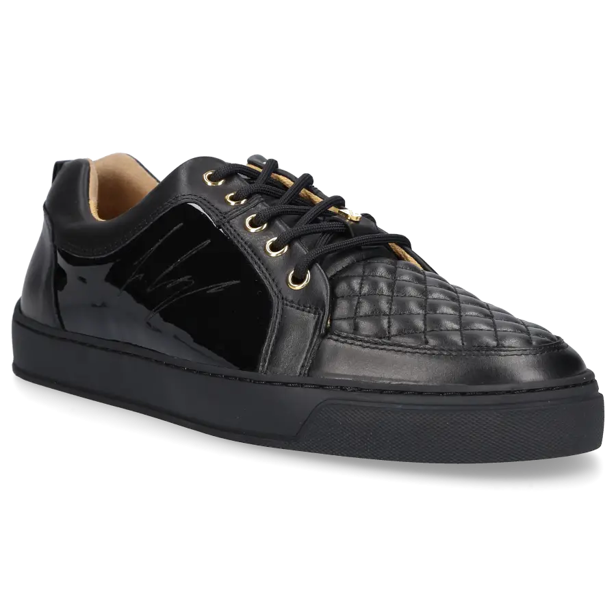 Leandro Lopes - Sneaker low EZIO Kalbsleder - schwarz
