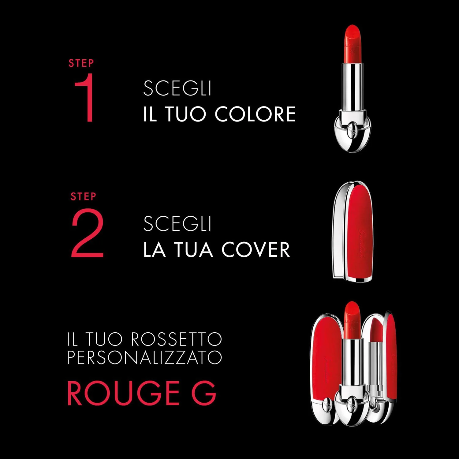 Guerlain Rouge G Labbra - Prispôsobiteľný rúž - Rossetto