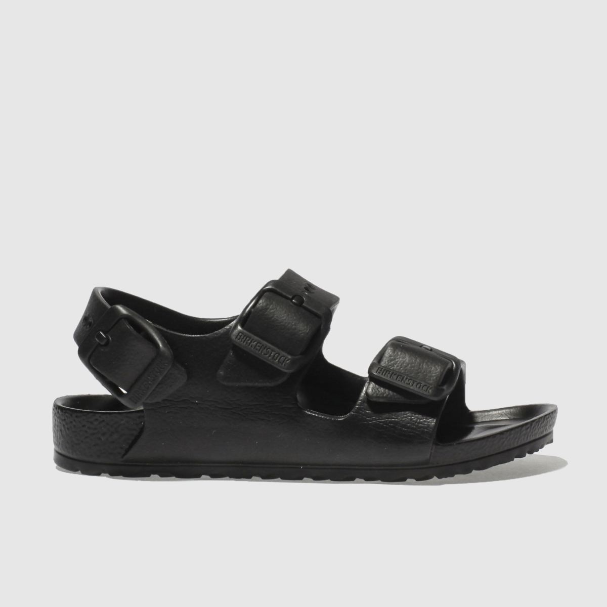 BIRKENSTOCK svarta milano eva småbarnssandaler