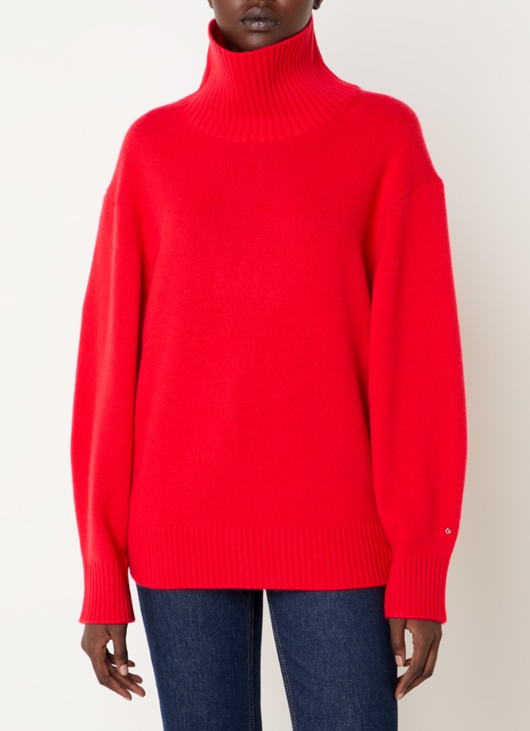 Maglione a collo alto Maje in pregiata maglia di misto cashmere.