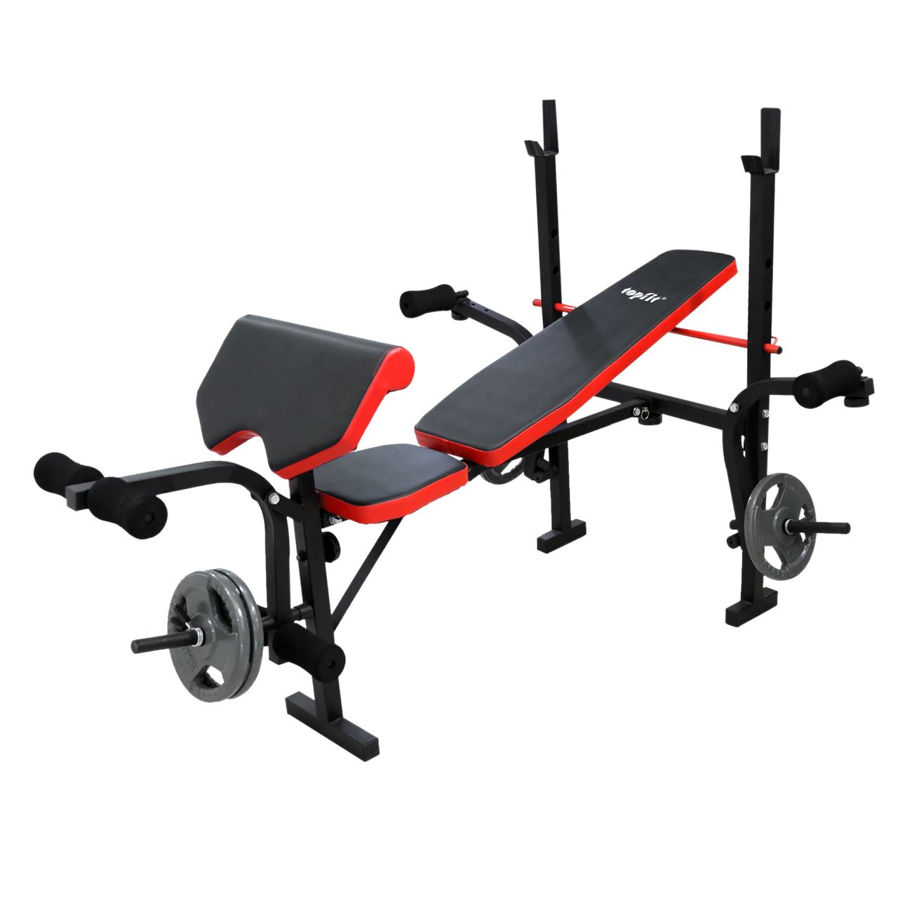 TOPFIT Verstellbare Multifunktion Hantelbank Trainingsbank