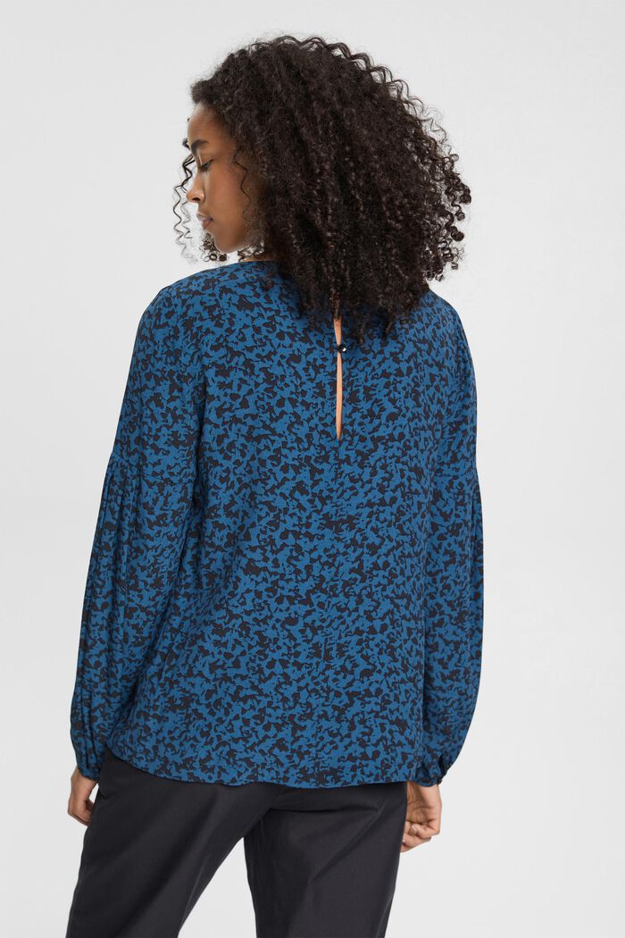 Gemusterte Bluse aus Viskose