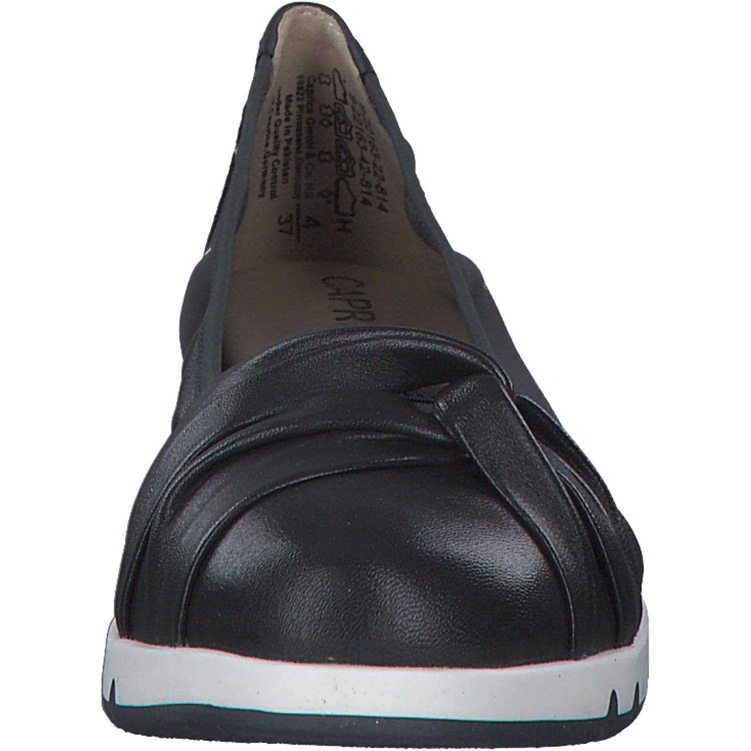 Caprice 22163, Ballerinas, Damen, Schwarz