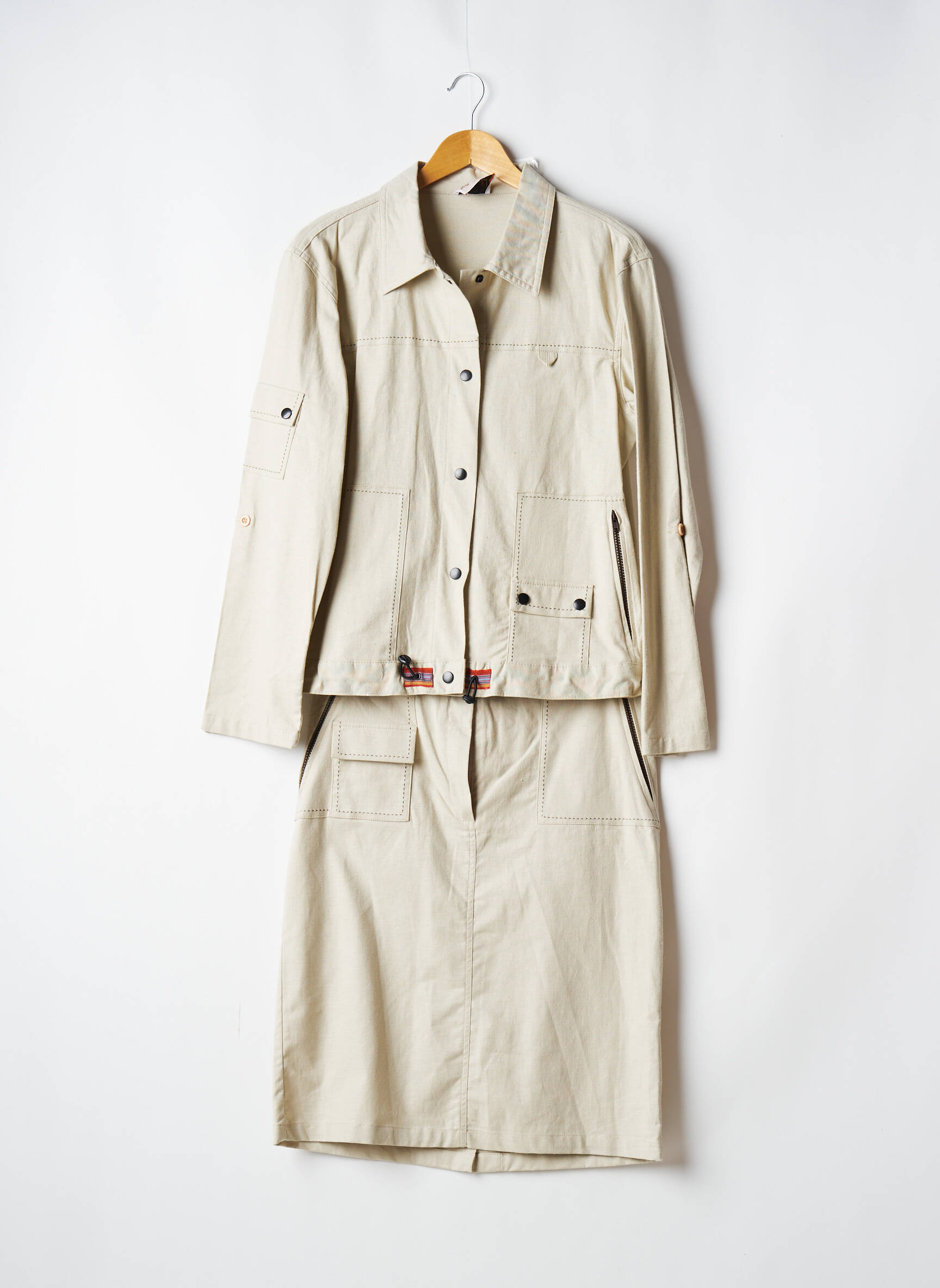 Equation Ensembles Jupe Femme couleur beige