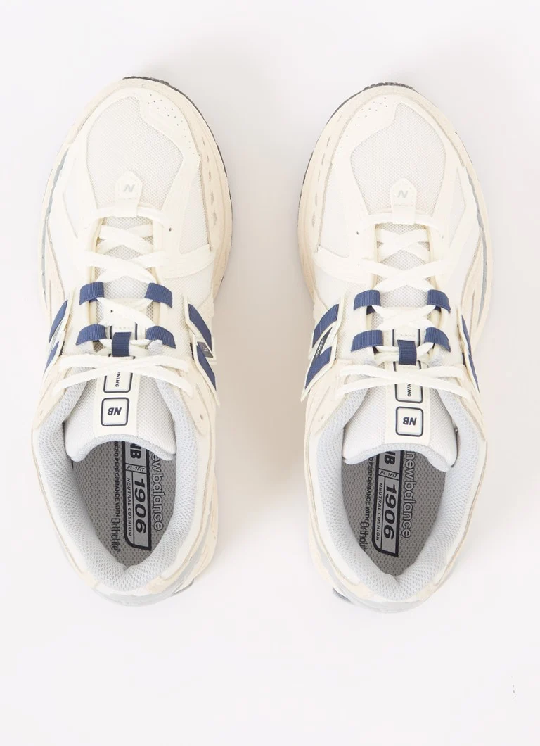 Teniși New Balance 1906 din piele cu detalii din plasă