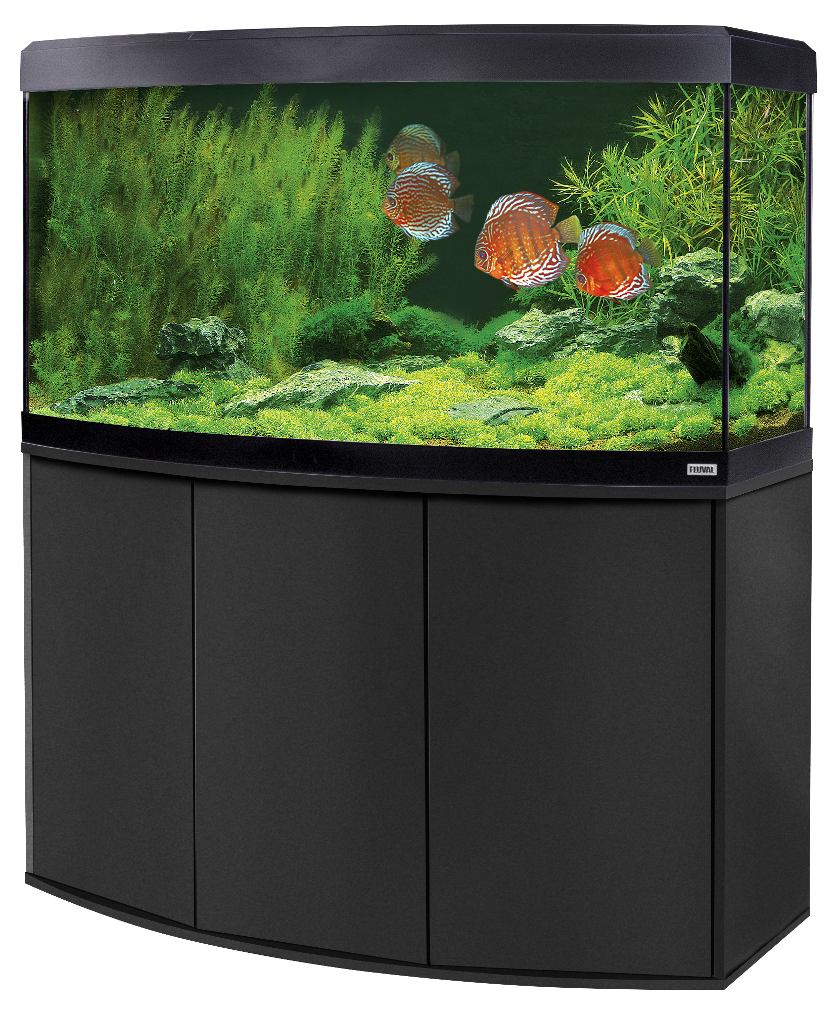 Hagen Aquarienkombinationen Hagen Fluval Vicenza 260 Kombi schwarz