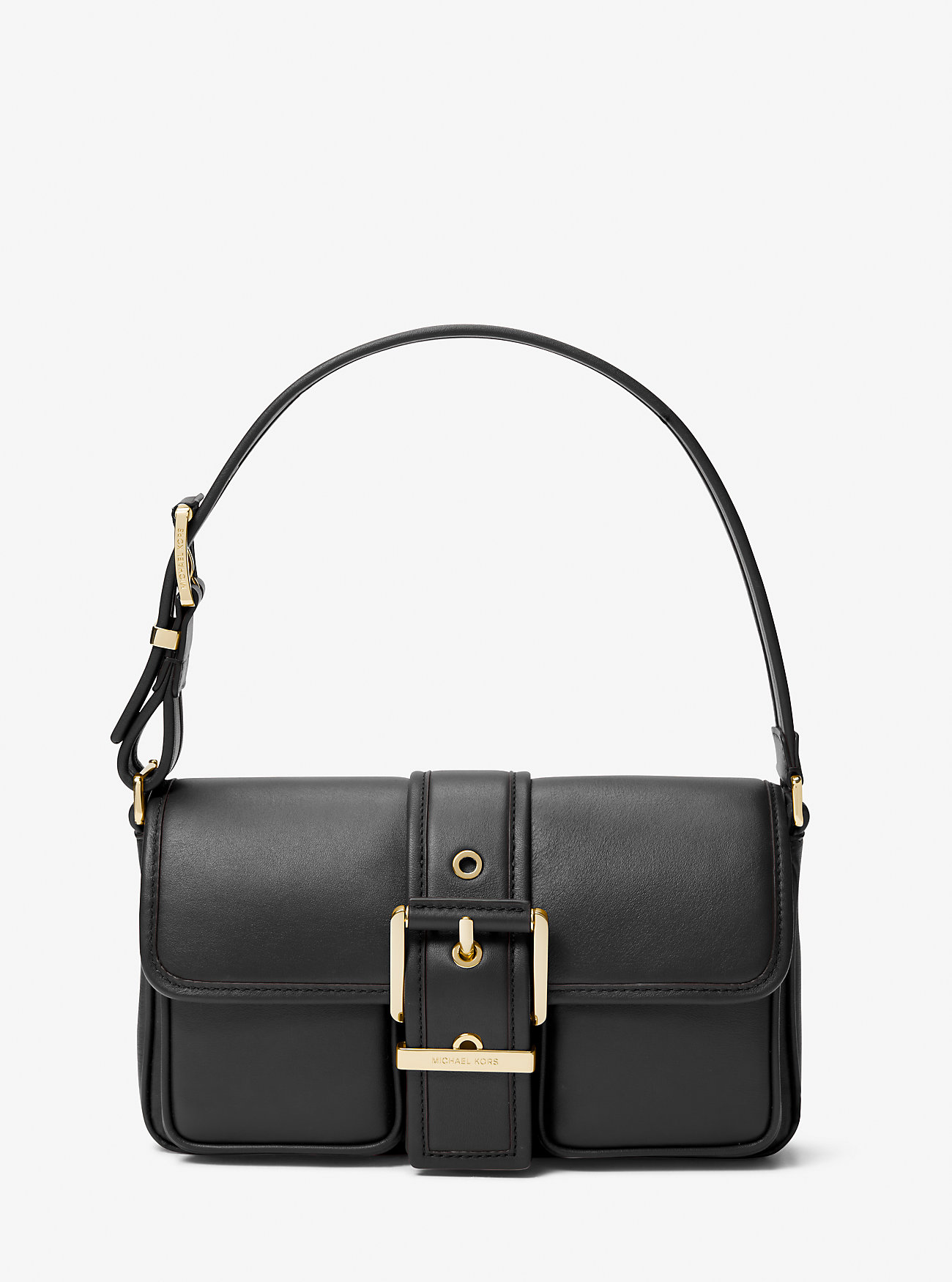 Colby Medium Skinnveske - SVART