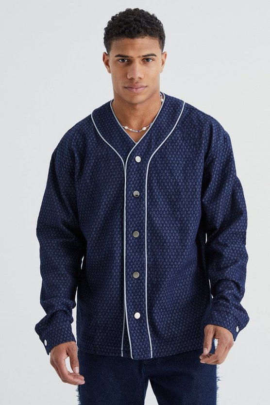 Baseball Jeanshemd
