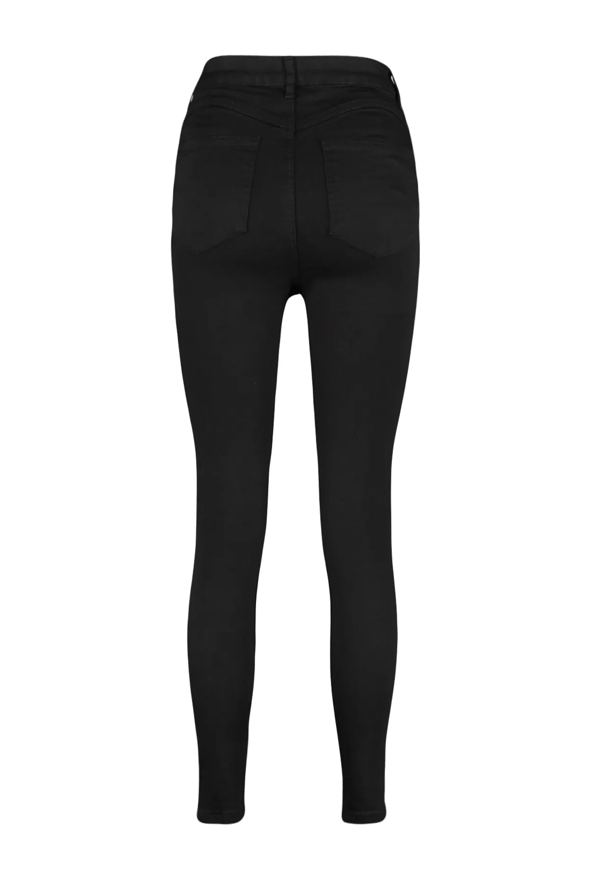 Trendyol Collection  Schwarzer Push-Up-Skinny mit hoher Taille TWOSS23JE00078