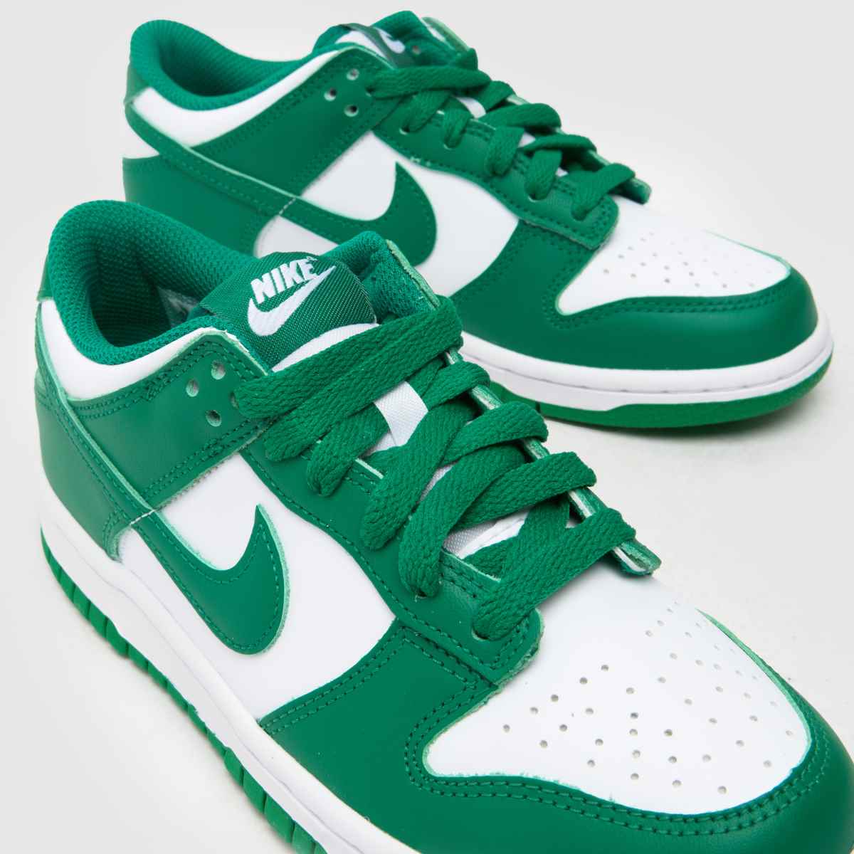 Nike Dunk Low Low gyerek fehér és zöld cipő