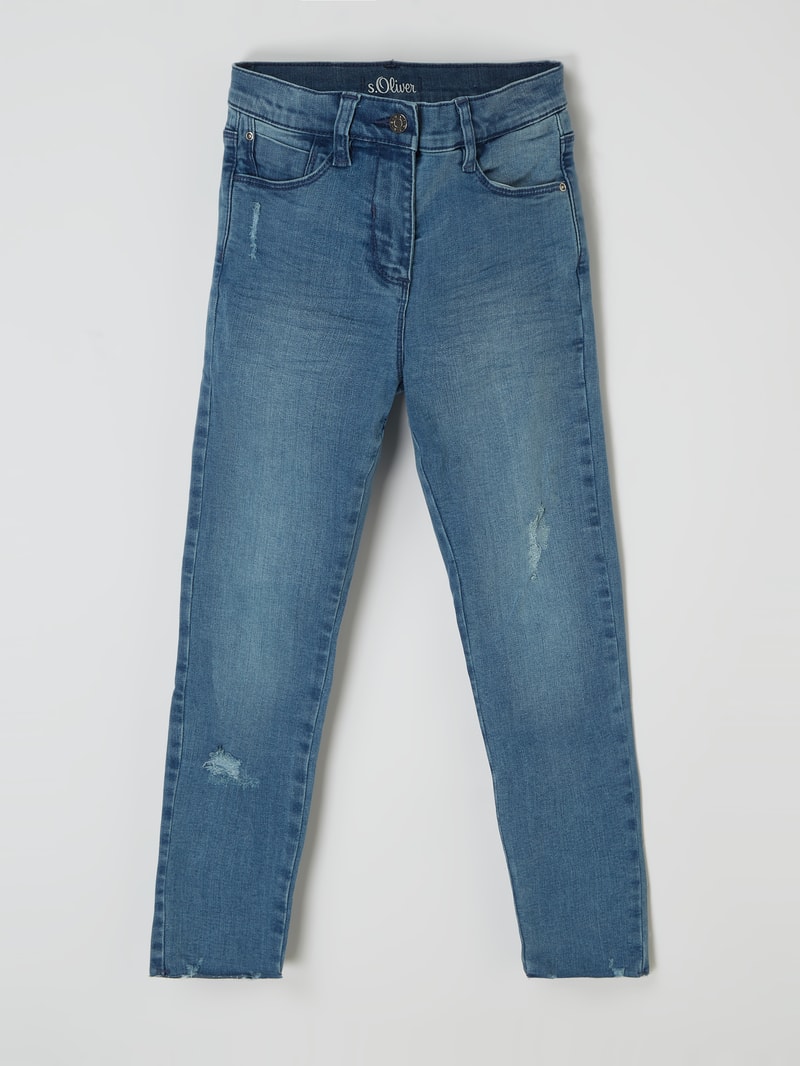 Slim Fit Jeans mit Stretch-Anteil in hellblau