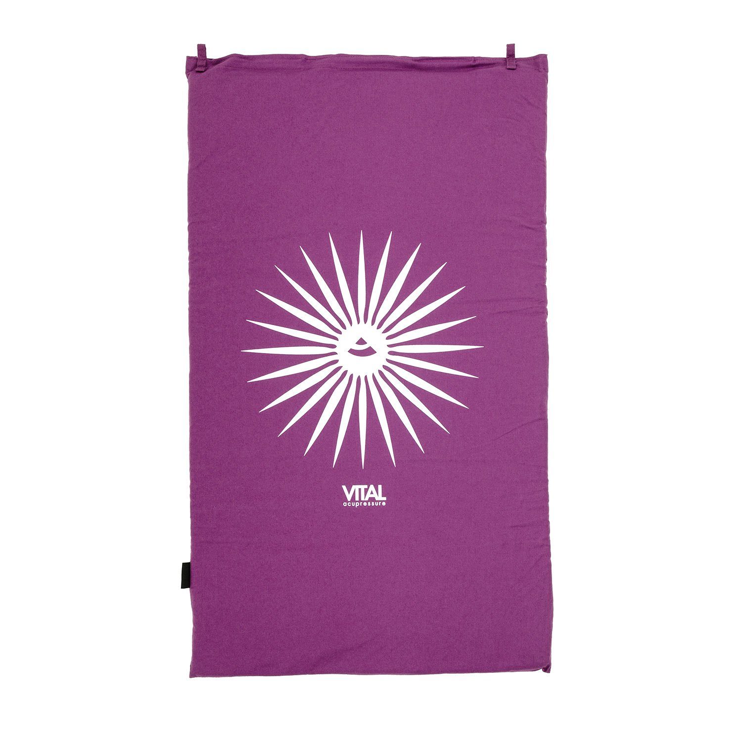 bodhi Akupressurmatte VITAL Akupressurmatte Deluxe-Set SPIKY aubergine