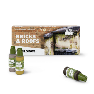 Scale75 - Warfront Paint Set: Bricks & Roofs (8x 17ml)